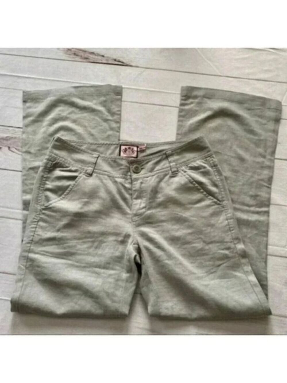 JUICY Couture Women’s Flared  Linen pants